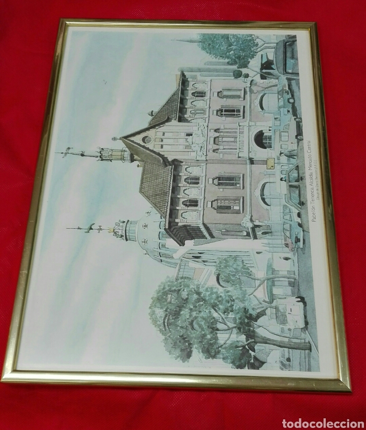 Otros objetos de arte: Cuadro Mercado Central - Foto 2