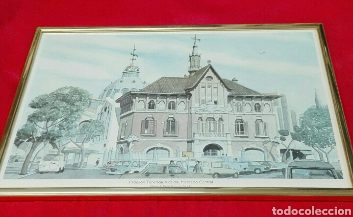 Otros objetos de arte: Cuadro Mercado Central - Foto 1