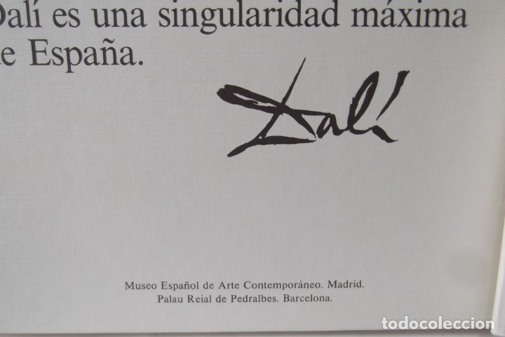 Otros objetos de arte: &iexcl;&iexcl; DALI: 400 OBRAS, 1914 A 1983 EXPOSICION. !! - Foto 12
