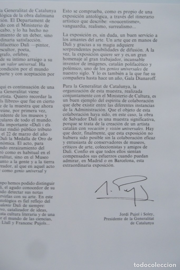 Otros objetos de arte: &iexcl;&iexcl; DALI: 400 OBRAS, 1914 A 1983 EXPOSICION. !! - Foto 18