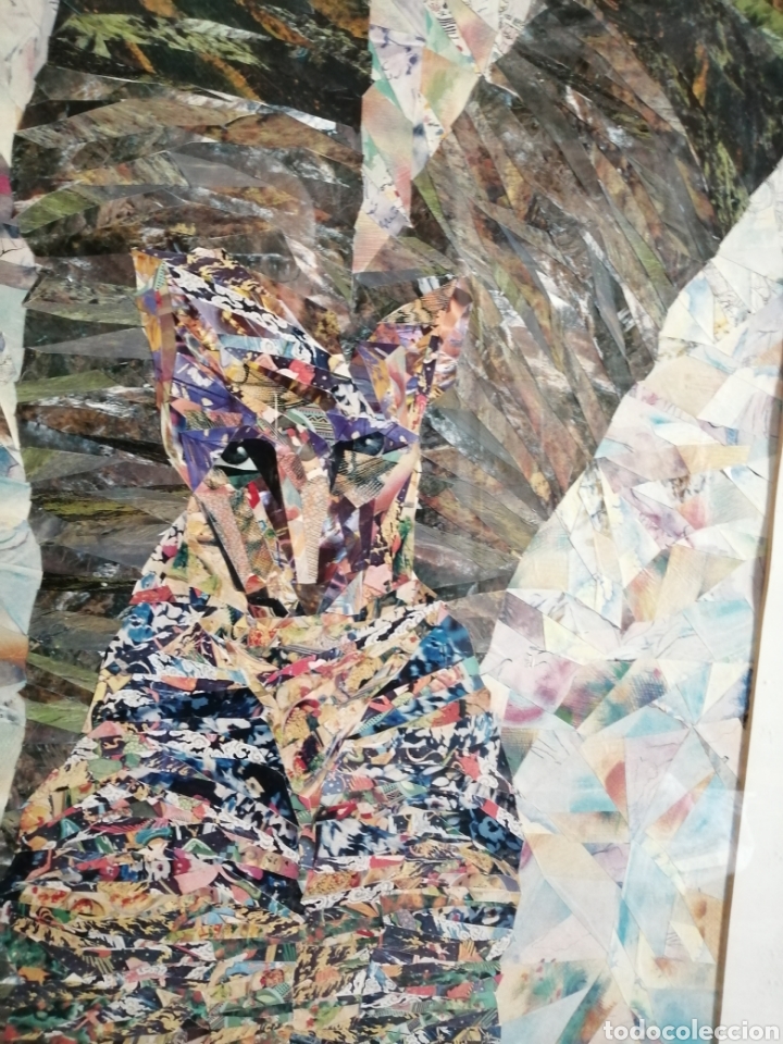 Otros objetos de arte: Collage. Firmado. Autor island&eacute;s. - Foto 4