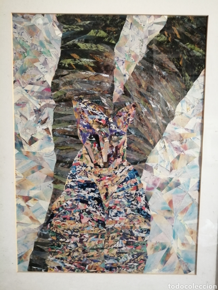Otros objetos de arte: Collage. Firmado. Autor island&eacute;s. - Foto 1