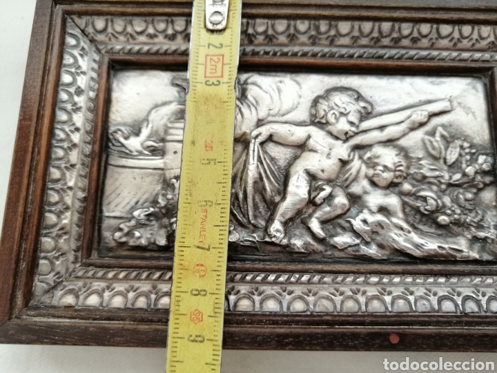 Otros objetos de arte: Antiguo Bajorelieve Alpaca. - Foto 5