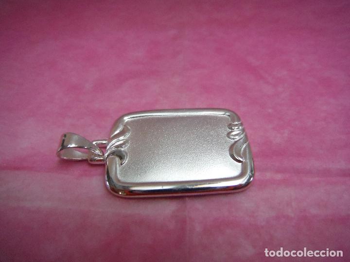 Otros objetos de arte: COLGANTE CHAPA O PLACA PLATA DE LEY - Foto 3