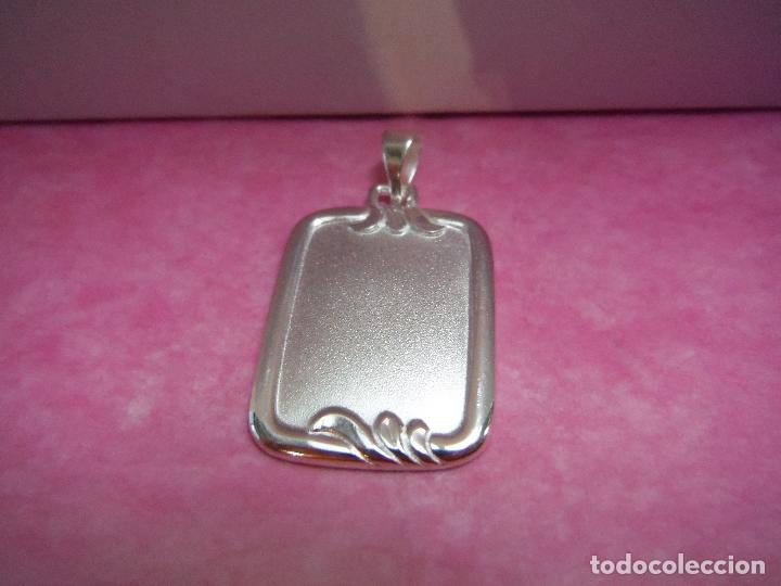 Otros objetos de arte: COLGANTE CHAPA O PLACA PLATA DE LEY - Foto 1