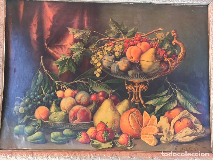 Otros objetos de arte: Naturaleza muerta Frutas - Foto 3