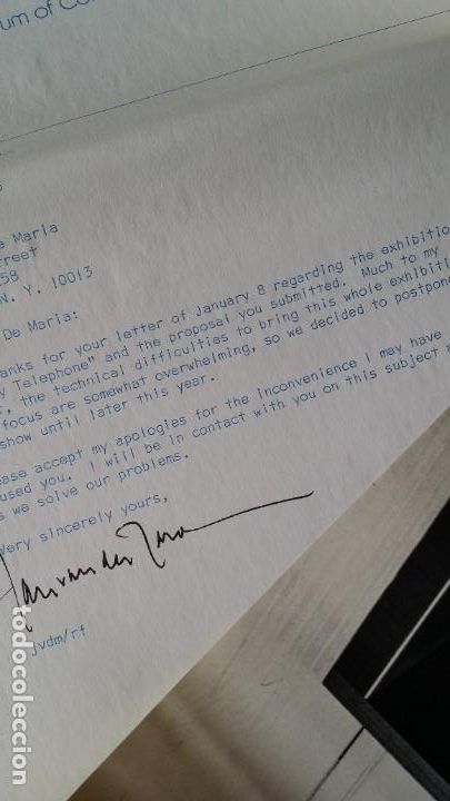 Otros objetos de arte: WALTER DE MARIA - Marcel Duchamp, Chicago Project, SMS#1, 1968 - Foto 12