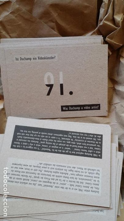 Otros objetos de arte: Marcel DUCHAMP / Joseph KOSUTH: 100 QUESTIONS-100 ANSWERS - Foto 10