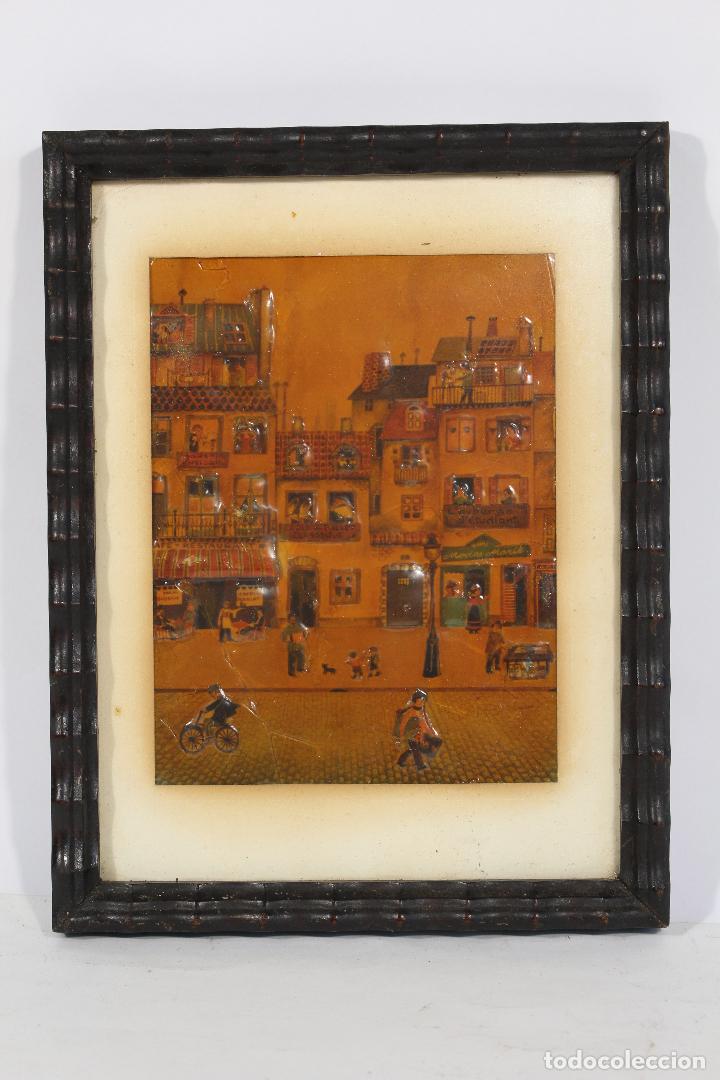 Otros objetos de arte: cuadro carton piedra - Foto 5