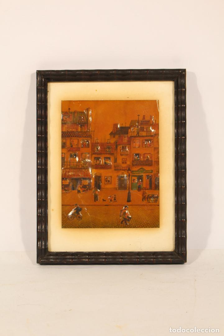 Otros objetos de arte: cuadro carton piedra - Foto 1