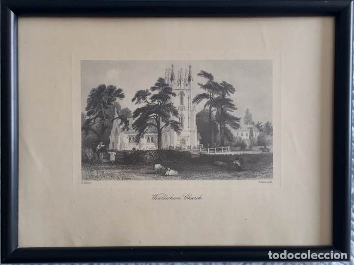 Otros objetos de arte: Lamina antigua enmarcada - Foto 2