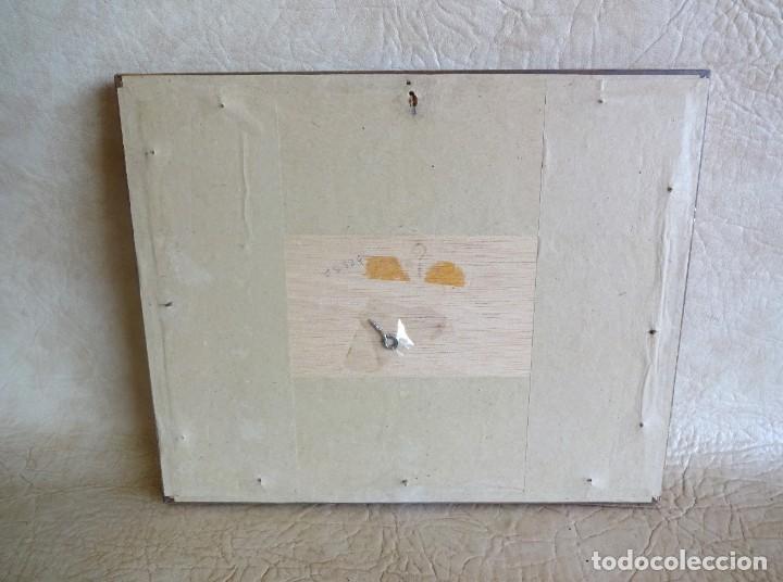 Otros objetos de arte: cuadro con antigua lamina de castillo de altafulla castell - Foto 5