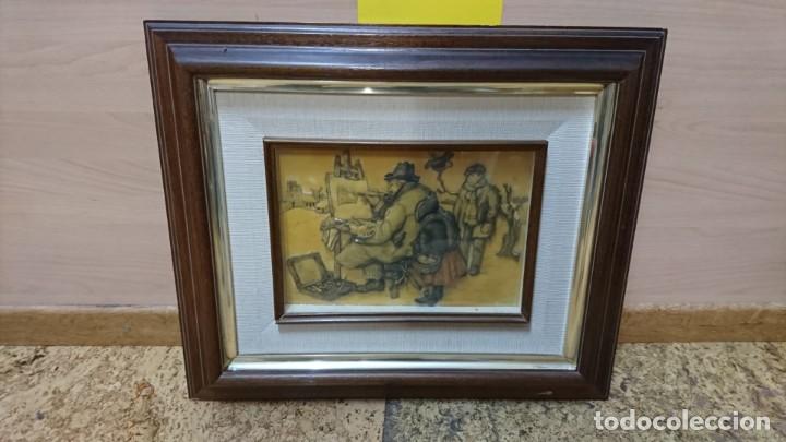 Otros objetos de arte: CUADRO PINTOR EN RELIEVE, ANTON PIECK - Foto 1