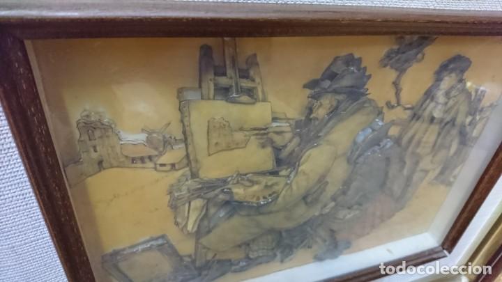 Otros objetos de arte: CUADRO PINTOR EN RELIEVE, ANTON PIECK - Foto 2