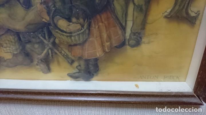 Otros objetos de arte: CUADRO PINTOR EN RELIEVE, ANTON PIECK - Foto 3