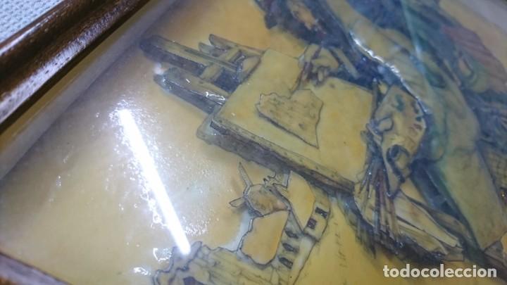 Otros objetos de arte: CUADRO PINTOR EN RELIEVE, ANTON PIECK - Foto 6