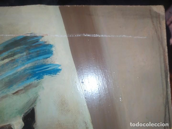 Otros objetos de arte: RAM&Oacute;N IRANZO &Oacute;LEO SOBRE TABLA BODEG&Oacute;N ANTIGUO - Foto 8