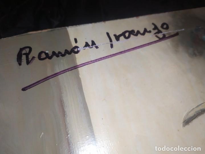 Otros objetos de arte: RAM&Oacute;N IRANZO &Oacute;LEO SOBRE TABLA BODEG&Oacute;N ANTIGUO - Foto 11