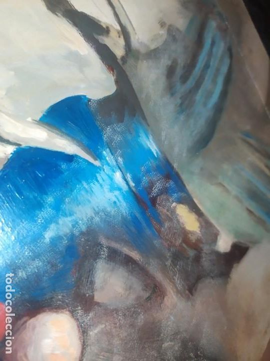 Otros objetos de arte: RAM&Oacute;N IRANZO &Oacute;LEO SOBRE TABLA BODEG&Oacute;N ANTIGUO - Foto 12