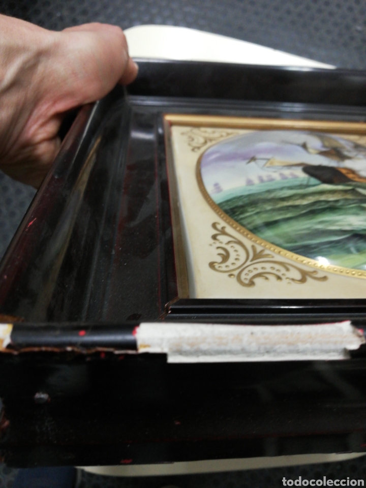 Otros objetos de arte: Cuadro cer&aacute;mica con marco. - Foto 4
