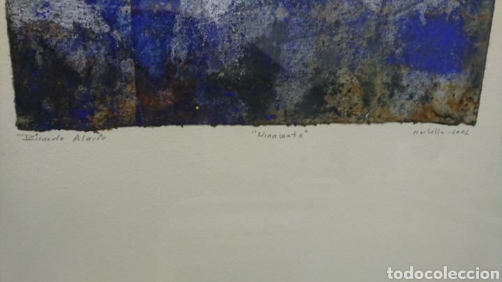 Otros objetos de arte: Cuadro de Ricardo Alario. Marbella 2002 - Foto 3