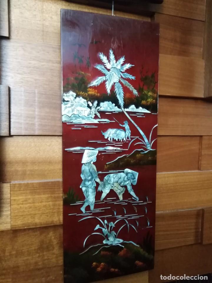 Otros objetos de arte: Cuadro de laca china - Foto 1