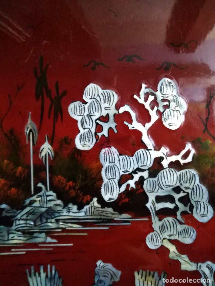 Otros objetos de arte: Cuadro de laca china - Foto 3