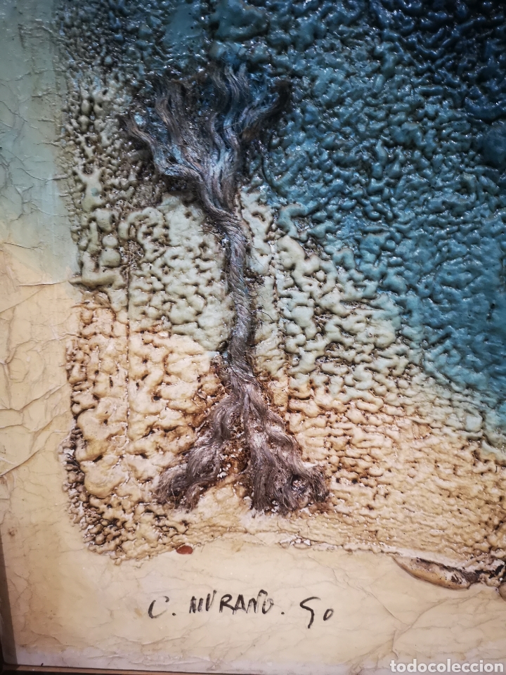 Otros objetos de arte: C. Murano, tecnica mixta 76x95cm con marco - Foto 3