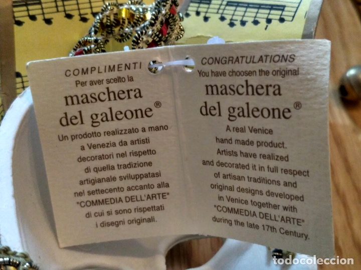 Otros objetos de arte: MASCARA DEL GALEONE - Foto 2