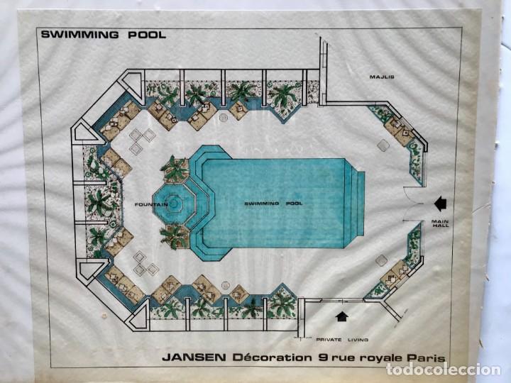 Otros objetos de arte: MAISON JANSEN BOCETO PROYECTO DECORACION , - Foto 1