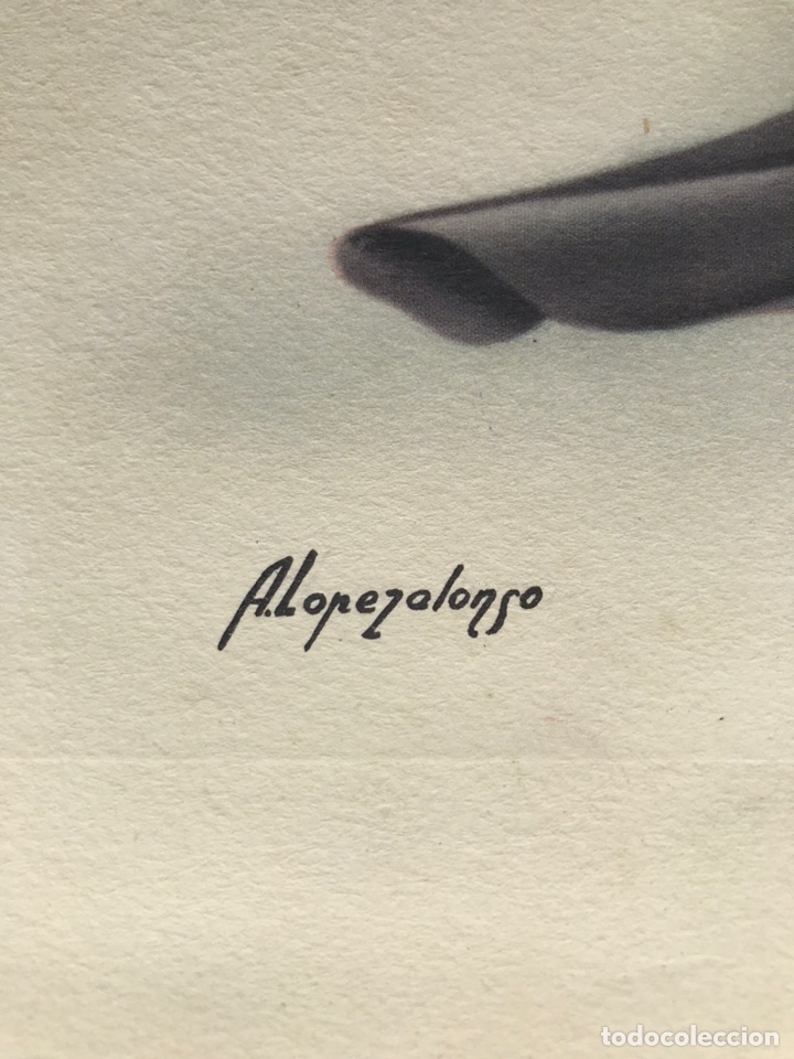 Otros objetos de arte: ILUSTRACION DE A.LOPEZ ALONSO 1960 - Foto 5