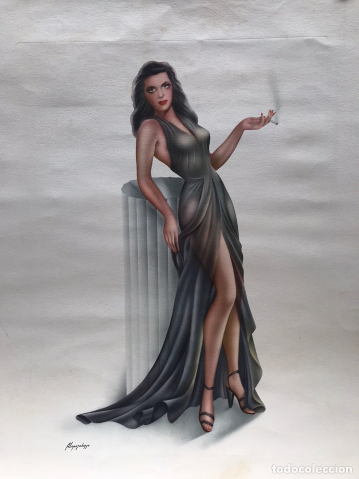 Otros objetos de arte: ILUSTRACION DE A.LOPEZ ALONSO 1960 - Foto 1