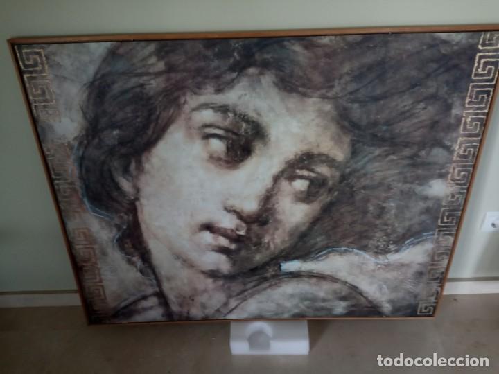 Otros objetos de arte: BONITO CUADRO ENMARCADO ROSTRO CLASICO - Foto 1