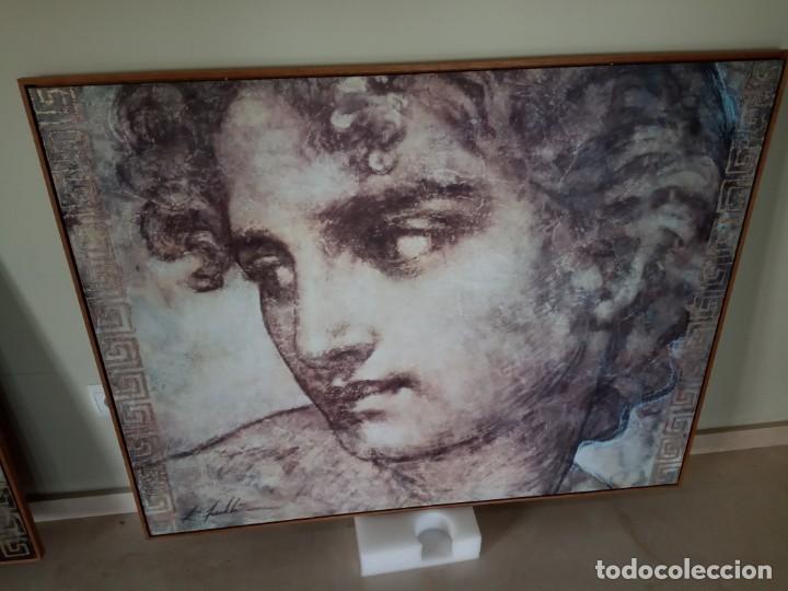 Otros objetos de arte: BONITO CUADRO ENMARCADO ROSTRO CLASICO - Foto 1