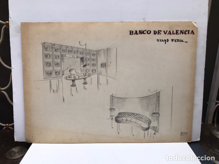 Otros objetos de arte: BOCETO INTERIORISMO BANCO DE VALENCIA - Foto 1