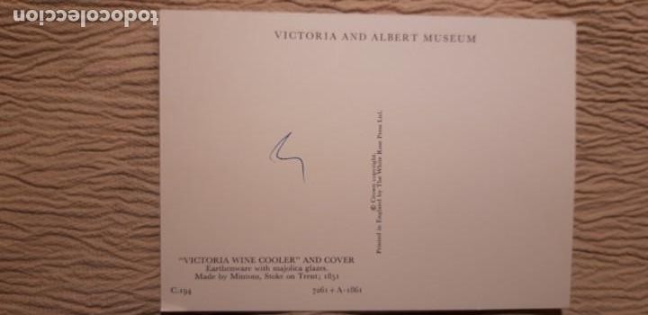 Otros objetos de arte: 1 POSTAL DE **  VICTORIA AND ALBERT MUSEUM  ** - Foto 2