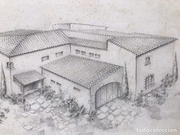 Otros objetos de arte: BOCETO 1960 CHALET JAVEA - Foto 1