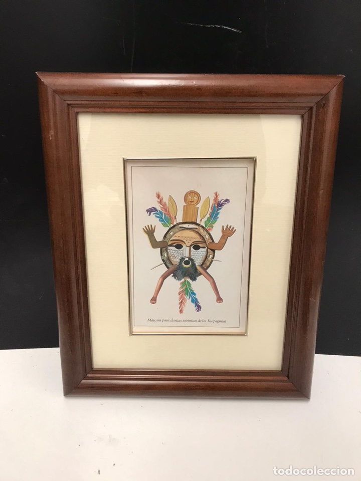 Otros objetos de arte: Cuadro lamina m&aacute;scara - Foto 1