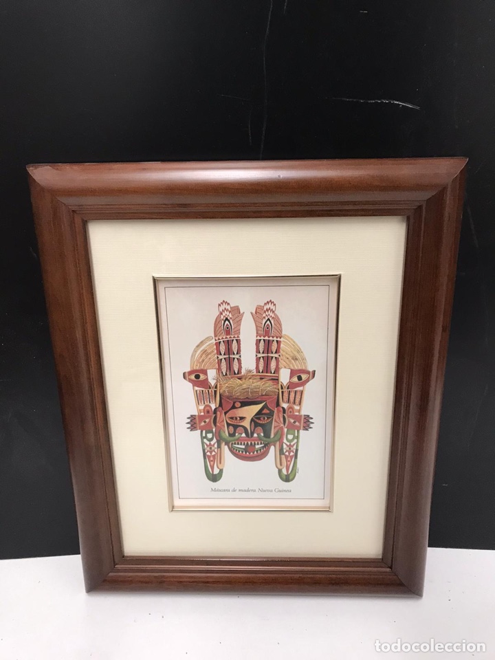 Otros objetos de arte: Cuadro lamina m&aacute;scara - Foto 1