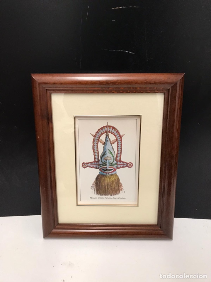 Otros objetos de arte: Cuadro lamina m&aacute;scara - Foto 1