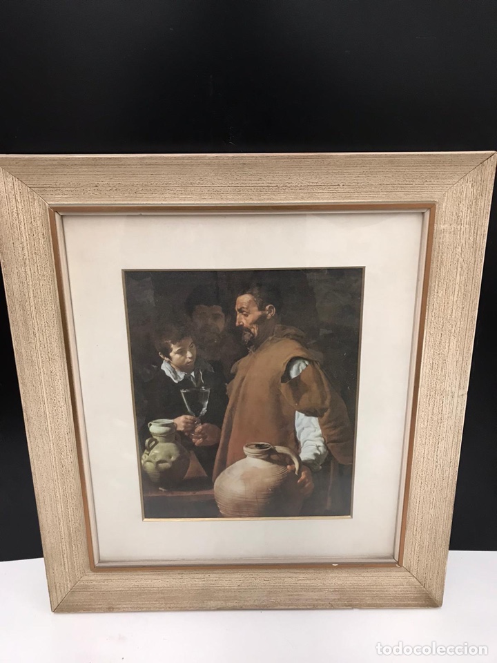 Otros objetos de arte: Cuadro lamina antiguo - Foto 1