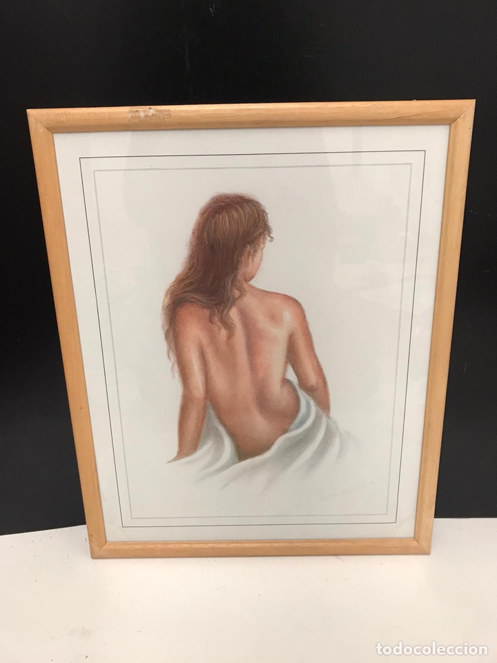 Otros objetos de arte: Cuadro lamina mujer desnuda - Foto 1