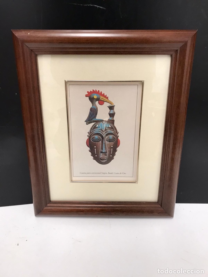 Otros objetos de arte: Cuadro lamina m&aacute;scara - Foto 1