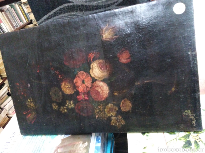 Otros objetos de arte: Lienzo BODEG&Oacute;N del siglo XVIII, sin firma - Foto 3