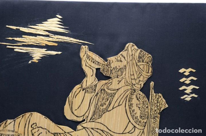 Otros objetos de arte: Collage hecho con bamb&uacute; representado &aacute;rabe - Foto 2