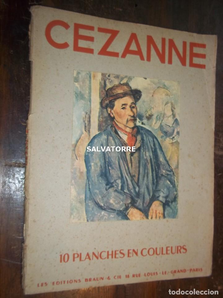 Otros objetos de arte: CEZANNE. 10 PLANCHES EN COLEURS, EDITIOS BRAUN .PARIS. - Foto 1