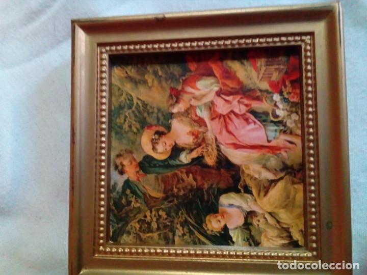 Otros objetos de arte: PEQUE&Ntilde;O CUADRO CON MARCO DE RESINA - Foto 3
