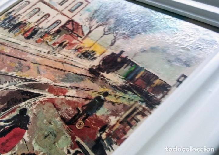 Otros objetos de arte: CUADRO FLORIT MULLERUSA ANTIGUO - Foto 3