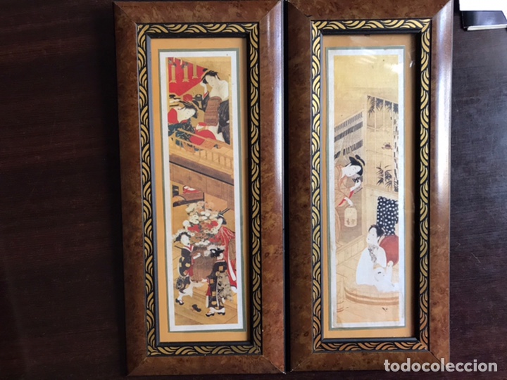 Otros objetos de arte: Cuadros japoneses - Foto 1