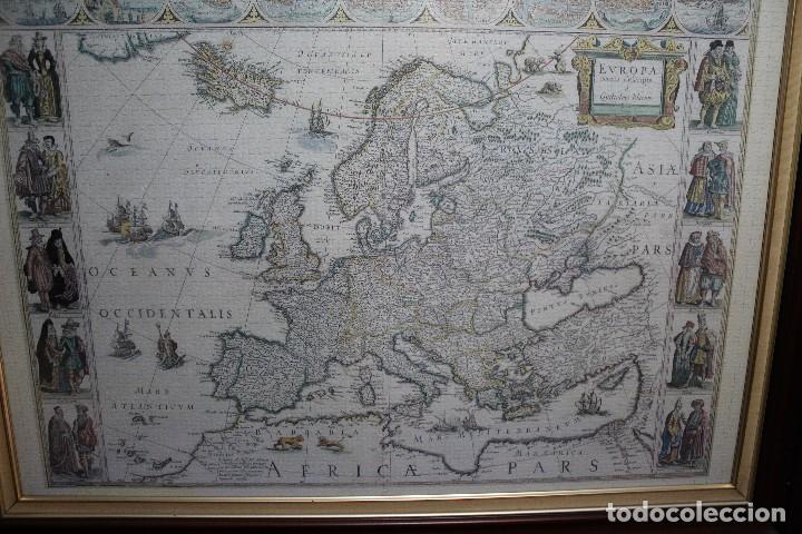 Otros objetos de arte: CUADRO MAPA EUROPA PUZZLE 120 X 90 - Foto 2
